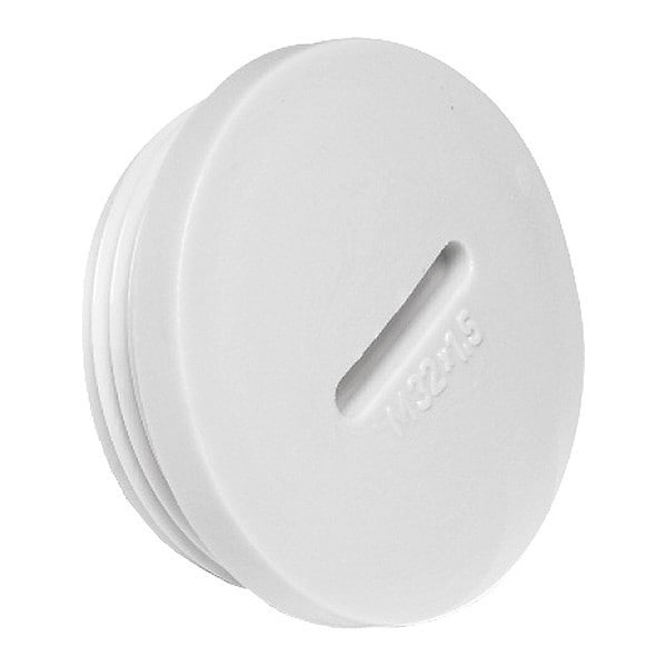 Remke Dome Cap, Blind Stop Plug, PG16, Gray - RBP16-GY