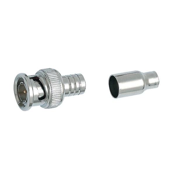 Quest Technology International BNC (Male) Connector, 75 Ohm - 2Pc-Crimp-On, Rg-59/62 - CBB-2210