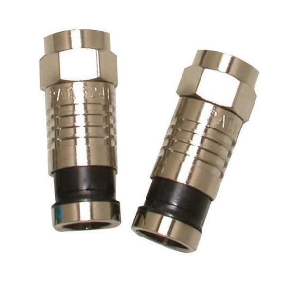 Eclipse Tools F Connector, RG6/U, PK50 - 705-001-BK-50