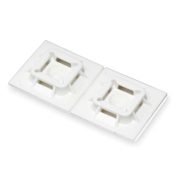 Panduit Cable Tie Mounting Pad, 4-Way, Natrl, PK100 - SGABM25-A-C