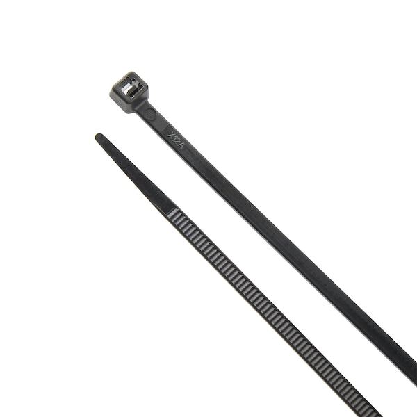 South Main Hardware 11" Black UV Resistant 40-lb. Zip Ties - 50PK - 200105-50