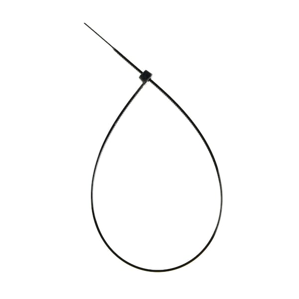 South Main Hardware 11" Black UV Resistant 40-lb. Zip Ties - 50PK - 200105-50
