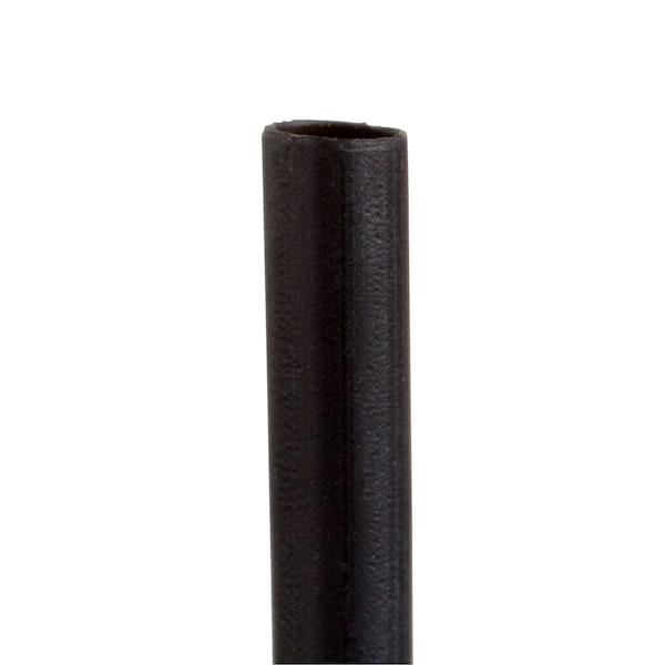 3M Shrink Tubing, 0.093in ID, Black, 100ft - FP301-3/32-100'-BLACK-SPOOL