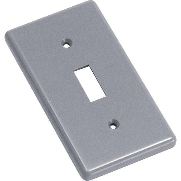 Abb Steel City Cubierta de caja Handy para interruptor sencillo de una sola palanca de 4-1/4 pulg. x 2-5/16 pulg. - HB1SW