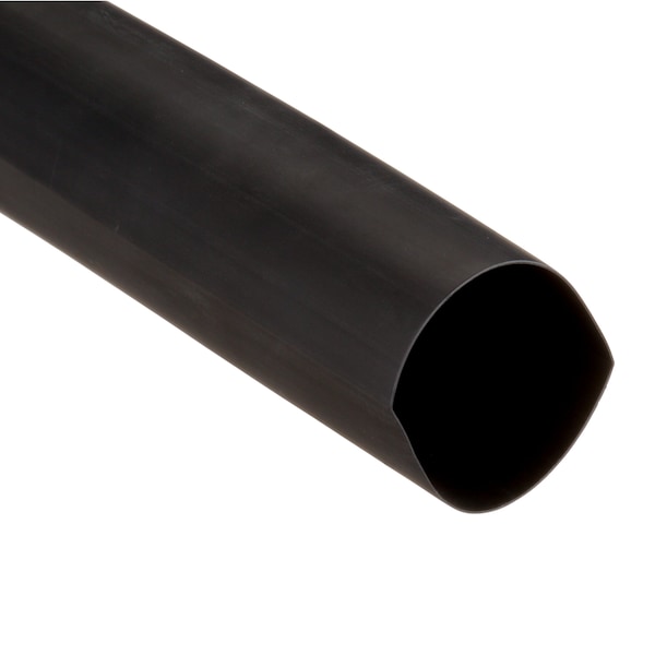 3M Shrink Tubing, 2.0in ID, Black, 100ft - FP301-2-100'-BLACK-SPOOL