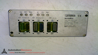 PHOENIX CONTACT IBS IP 24 V.24 INTERBUS COMMUNICATION MODULE - MRO ...