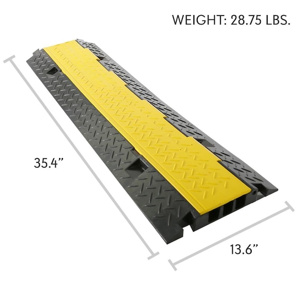 Pyle 3Channel Cable Protector - PCBLCO105