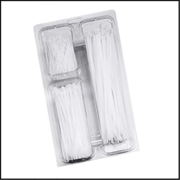 Evermark EverMark EM-ACTPAC-400-9 4 x 7 x 11 in. Cable Tie Combo Pack; Natural - 18 & 50 lbs - EM-ACTPAC-400-9
