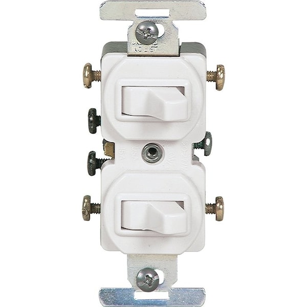 Interruptor combinado de palanca Eaton Wiring Devices, 15 A, 120/277 V, Terminal de tornillo, Material de carcasa de acero - 276W-BOX