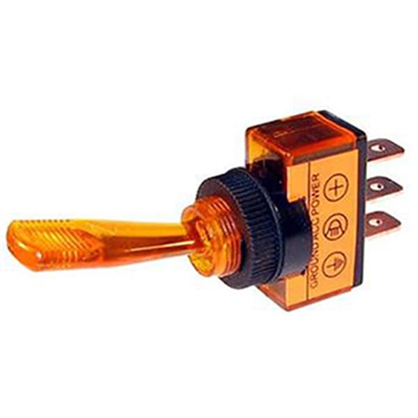La Mejor Conexión Interruptor Basculante Rojo de 20 Amps 12V - 2612J
