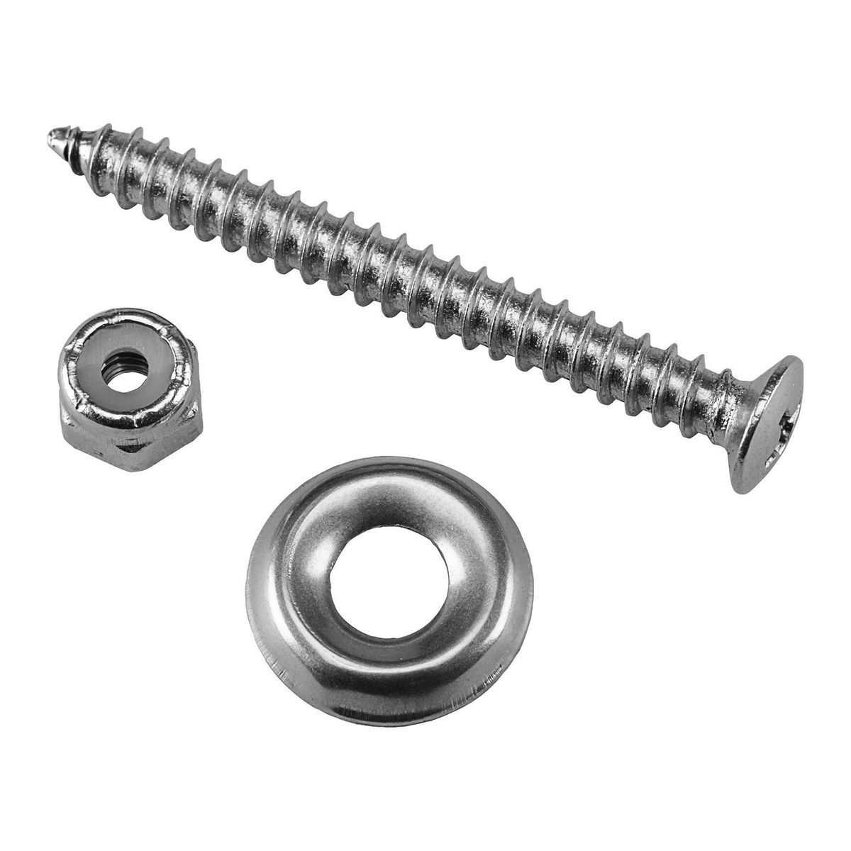 Set de tornillos y tuercas de acero inoxidable para casa, 96 piezas - 67680