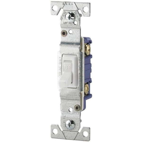 Eaton Wiring Devices INTERRUPTOR TOGGLE 15A 120VAC BLANCO - 1301W