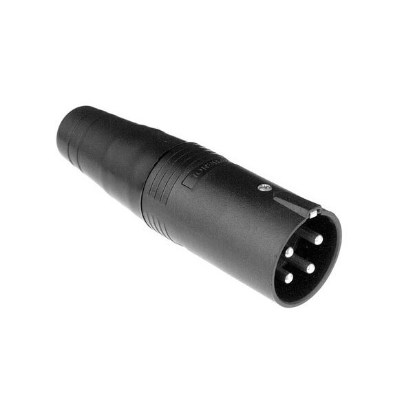 Amphenol Male Cable Connector, Machined Contacts, Thermoplastic Black Shell - AP-8-12