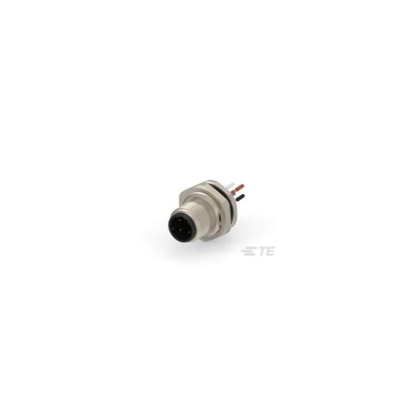 Te Connectivity M12 REAR MOUNTING MALE D 4P 0.2M WIRE - T4171010504-001