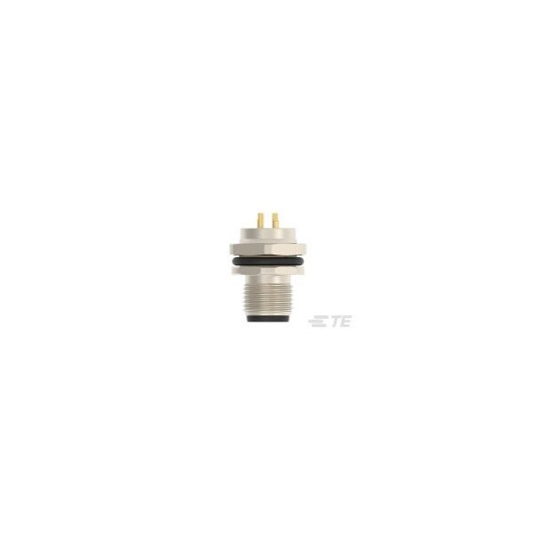Te Connectivity M12 FRONT MOUNT MALE D 2P SOLDER WIRE - T4132512021-000