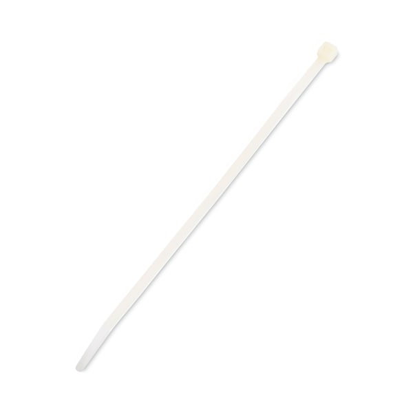 Tatco 8" L, 3/16" W, natural Plastic Cable Tie, Tensile Strength: 50 lb. - 22200