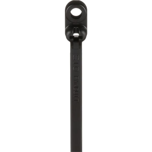 Panduit 8-1/2" L, 3/16" W, Black Plastic Cable Tie, Package quantity: 500 - BC2S-S10-D0