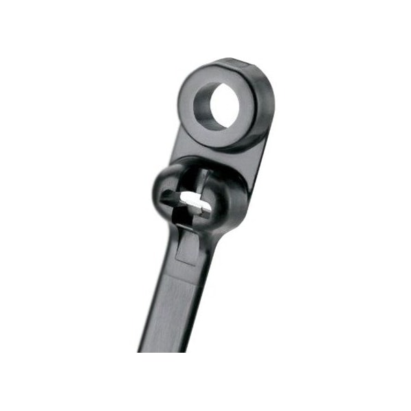 Panduit 8-1/2" L, 3/16" W, Black Plastic Cable Tie, Package quantity: 500 - BC2S-S10-D0