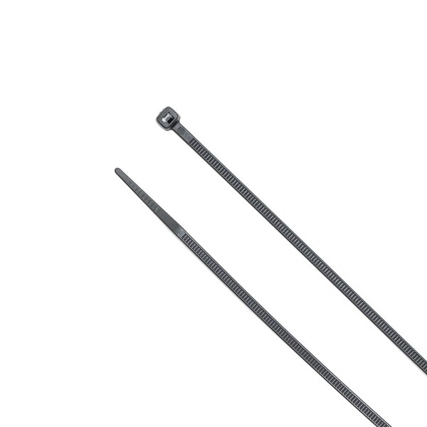 South Main Hardware 6-in   45-lb, Black, 1000 Standard Nylon Tie - 220119