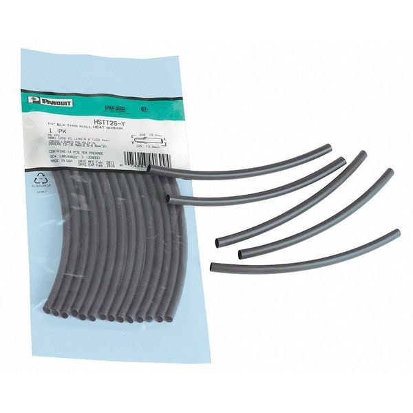 Panduit Thin Wall Heat Shrink Tubing, 0.09" - HSTT09-Y