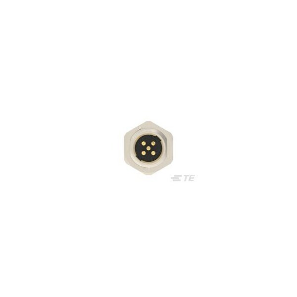 Te Connectivity M12 Front Mount Male D 5P Solder Wire - T4132512051-000