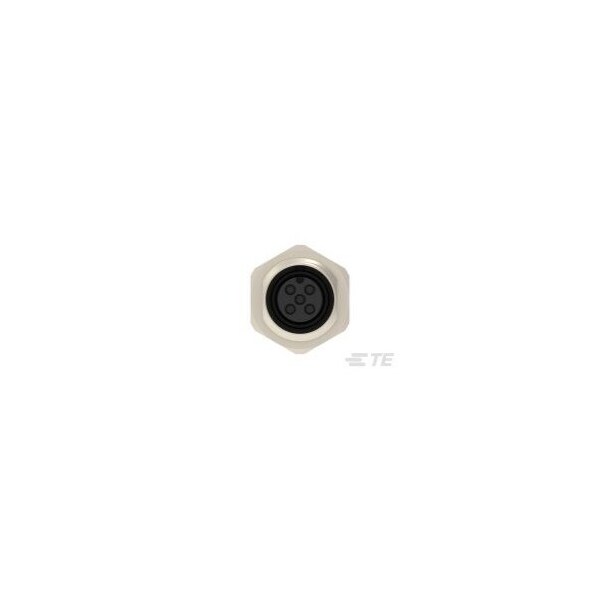 Te Connectivity Circular Connector, 3 Contact(S), Brass, Female, Solder Terminal, Receptacle - T4141012031-000