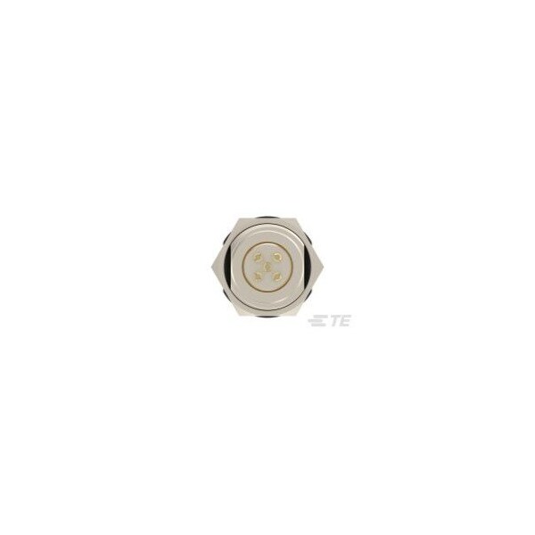 Te Connectivity M12 Mtl FEMALE PNL CONN. Sldr Rear (Hex) - 1838891-3