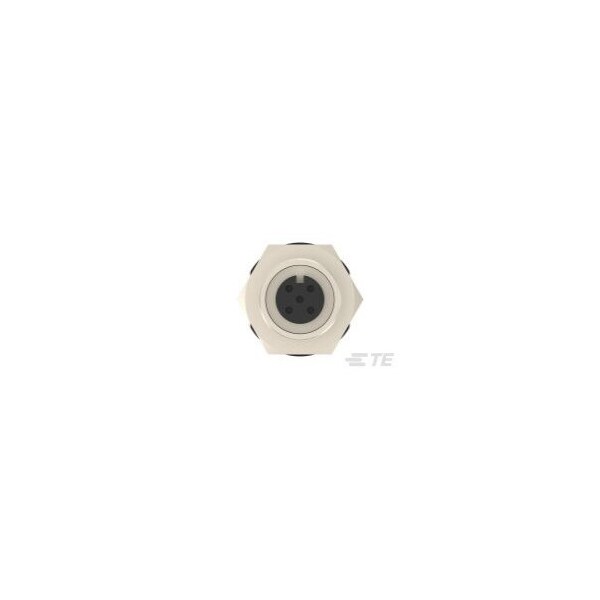 Te Connectivity M12 Mtl FEMALE PNL CONN. Sldr Rear (Hex) - 1838891-3