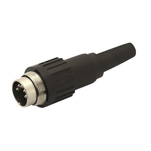 Tuchel Male Cable Connector With Internal Strain Relief And Metal Locking Ring. Screw Locking According - T3400038U