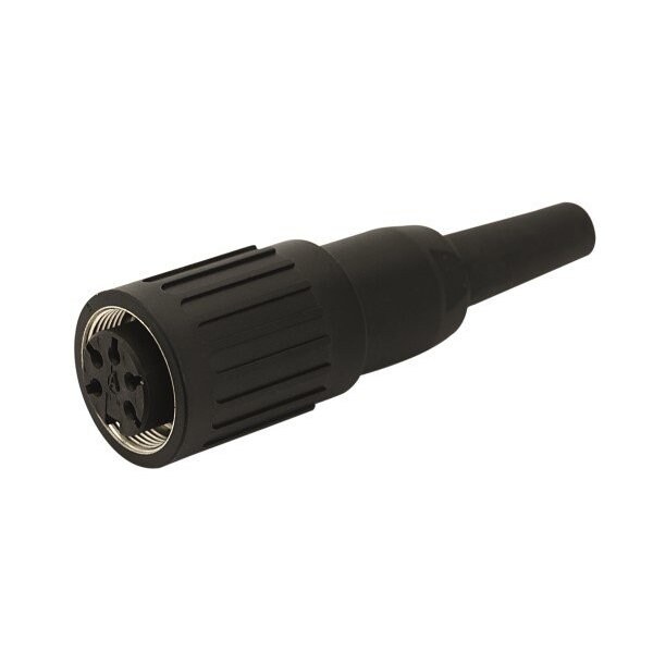 Tuchel Female Cable Connector With Internal Strain Relief And Metal Locking Ring. Screw Locking According - T3476038U