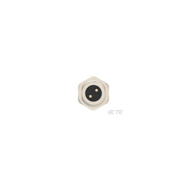 Te Connectivity Circular Connector, 2 Contact(S), Brass, Female, Solder Terminal, Receptacle - T4143012021-000
