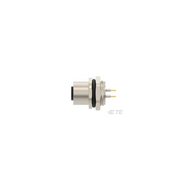Te Connectivity Circular Connector, 2 Contact(S), Brass, Female, Solder Terminal, Receptacle - T4143012021-000