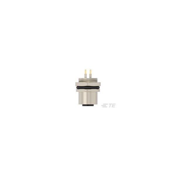 Te Connectivity Circular Connector, 2 Contact(S), Brass, Female, Solder Terminal, Receptacle - T4143012021-000