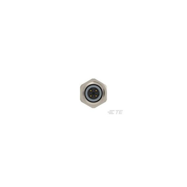 Te Connectivity M12 Rear Mounting Female D 4P 0.2M Wire - T4171110504-001