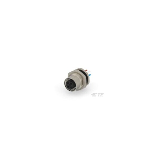 Te Connectivity M12 Rear Mounting Female D 4P 0.2M Wire - T4171110504-001