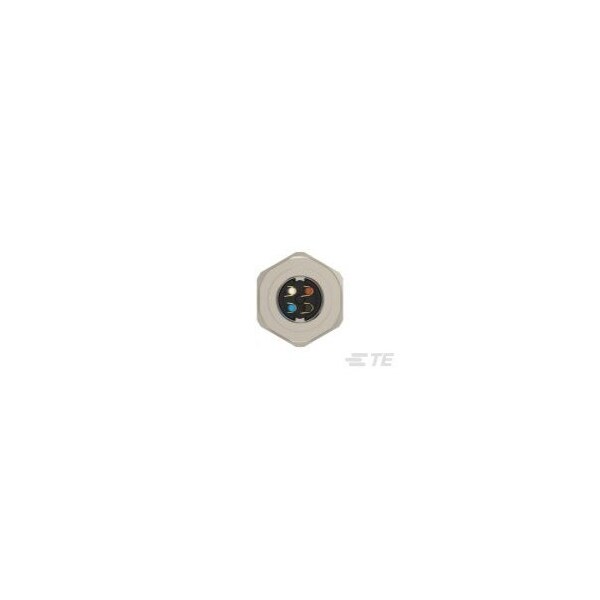 Te Connectivity M12 Rear Mounting Female D 4P 0.2M Wire - T4171110504-001