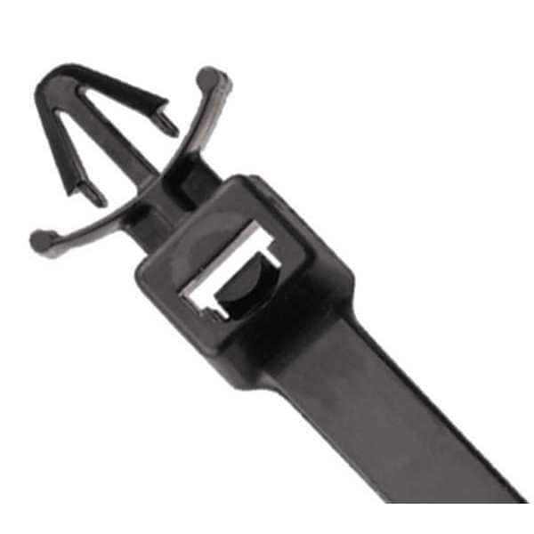 Panduit 5-13/64" L, 0.19" W, Black Plastic Cable Tie, Package quantity: 500 - PLWP1S-D30