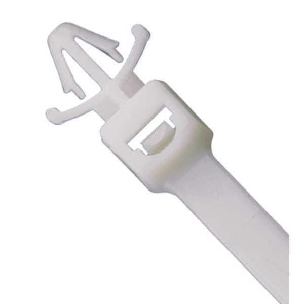 Panduit Cable Tie, 6"L, Nylon, White, PK500 - PLWP1.5I-D