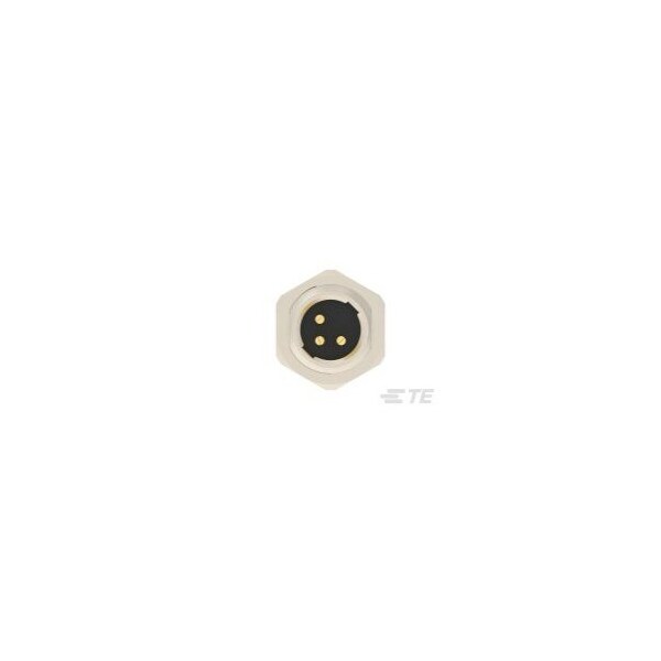 Te Connectivity M12 FRONT MOUNT MALE D 3P SOLDER WIRE - T4132512031-000