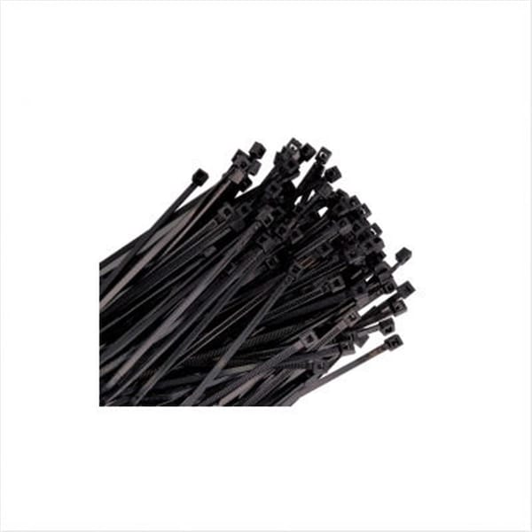 Abacus Wire Tie 4in. Black 100-Package 18Lb Tensile - AB2590740