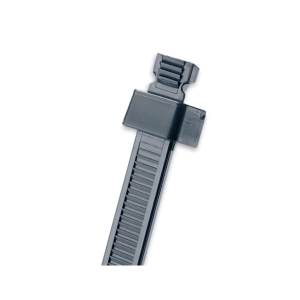 Panduit 4" L, 7/64" W, Black Plastic Cable Tie, Package quantity: 1000 - SST1M-M0