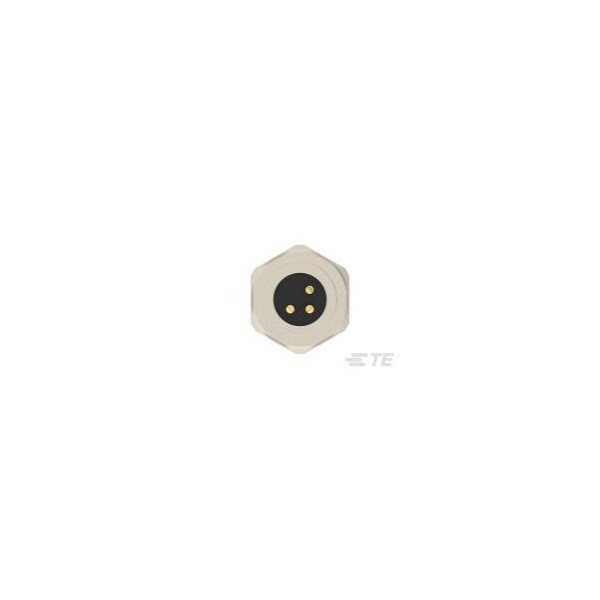 Te Connectivity M12 Rear Mount Female A 3P Solder Wire - T4131012031-000