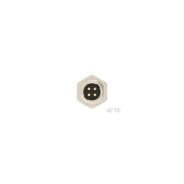 Te Connectivity M12 FRONT MOUNT MALE B 4P SOLDER WIRE - T4132412041-000