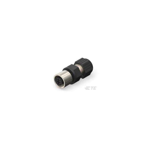 Te Connectivity M12 Fld Ser Conn. Female Skt Sldr - 1838274-2