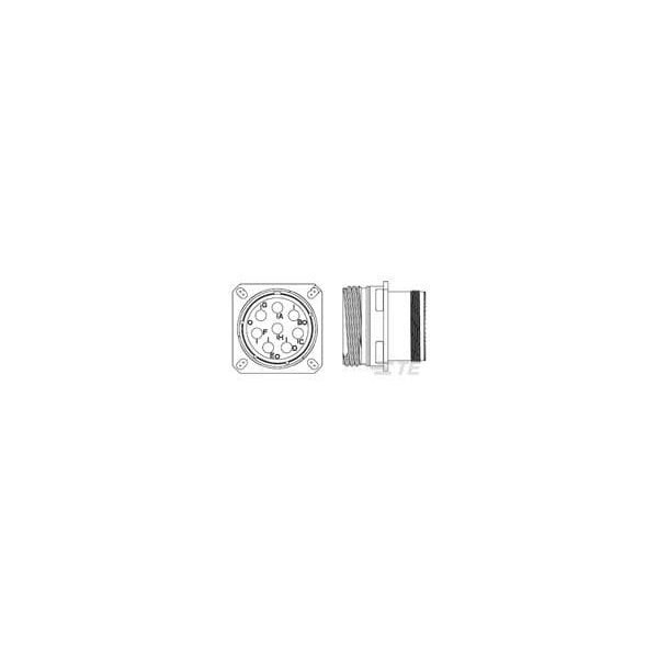 Te Connectivity 8Q8 Size 25 Rcpt N Key OD - 1-1811927-3