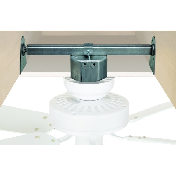 Steel City Electrical Box, 15.8 cu in, Ceiling Box Type, Steel, Octagon Shape - 54151CFB-BHL-OW