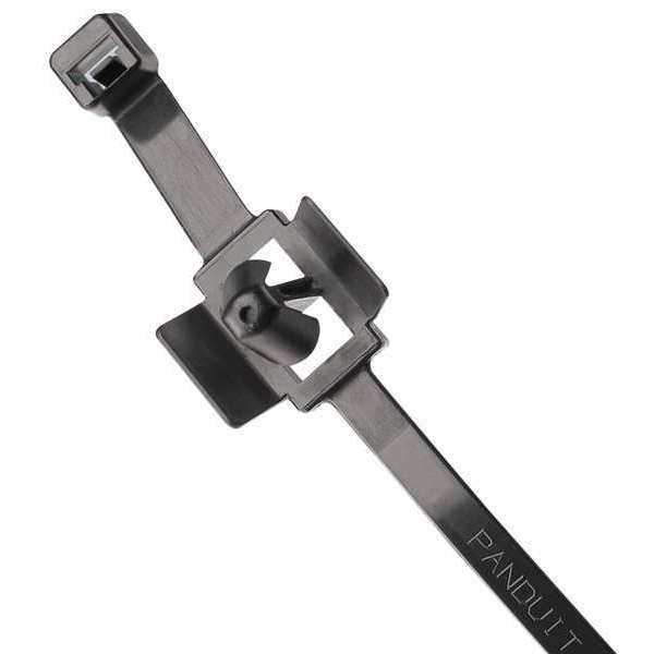 Panduit 8-13/64" L, 0.19" W, Black Plastic Cable Tie, Indoor/Outdoor: Indoor - PLWP50SE-D30