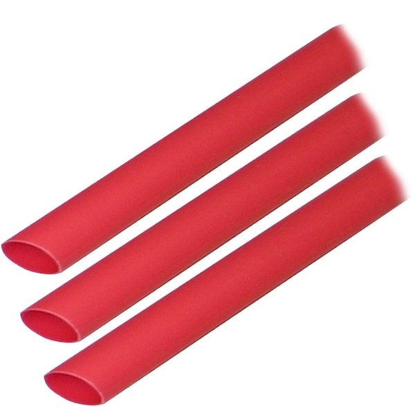 Ancor Heat Shrink Tubing 3/16in x 3in - Red - 3 Pieces - 302603