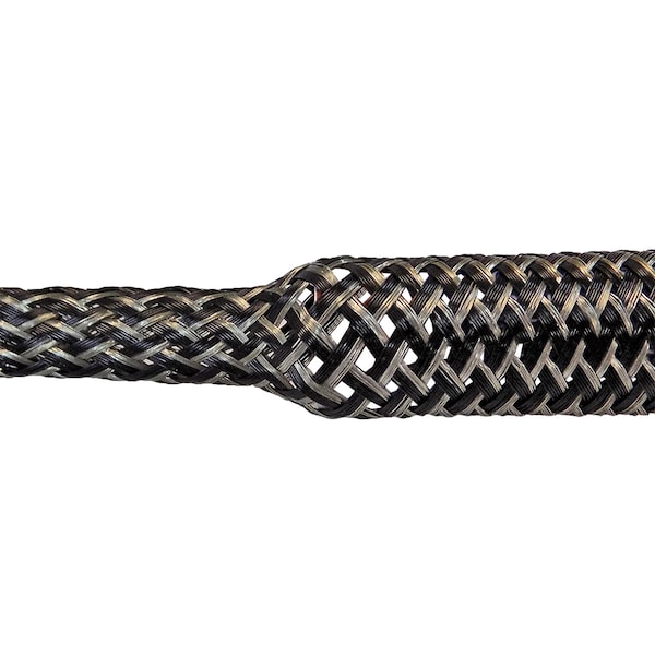 Electriduct Tinned Copper Metal / PET Weave Braided Sleeving - BS-COPPER-0125-50