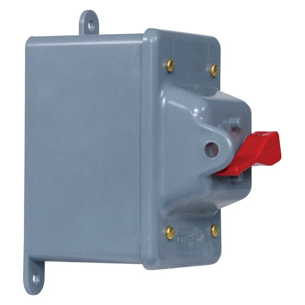 Interruptores de palanca Bryant, desconexiones de motor, tres polos, 30A 600V CA, solo con cableado lateral, caja y interruptor NEMA 3R - 30323D